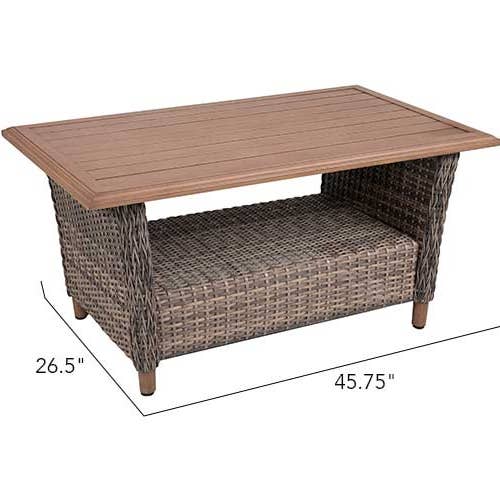 Beige Mitchell 4-Piece Wicker Sofa Set with Swivel Rocking Chairs for wholesale on Faire6