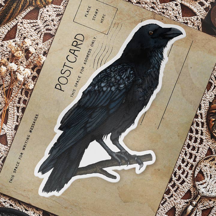 Raven - Vinyl Sticker for wholesale by Print is Dead