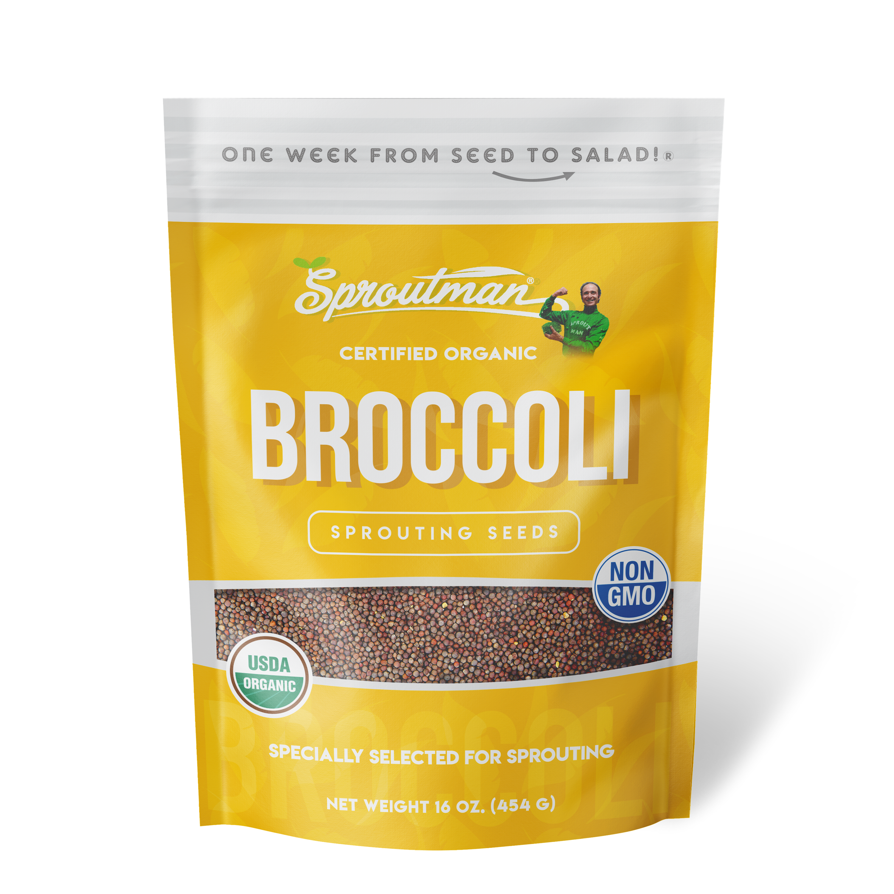 Sproutman - Vente Graines de plantes - Graines biologiques de brocoli pour germination6