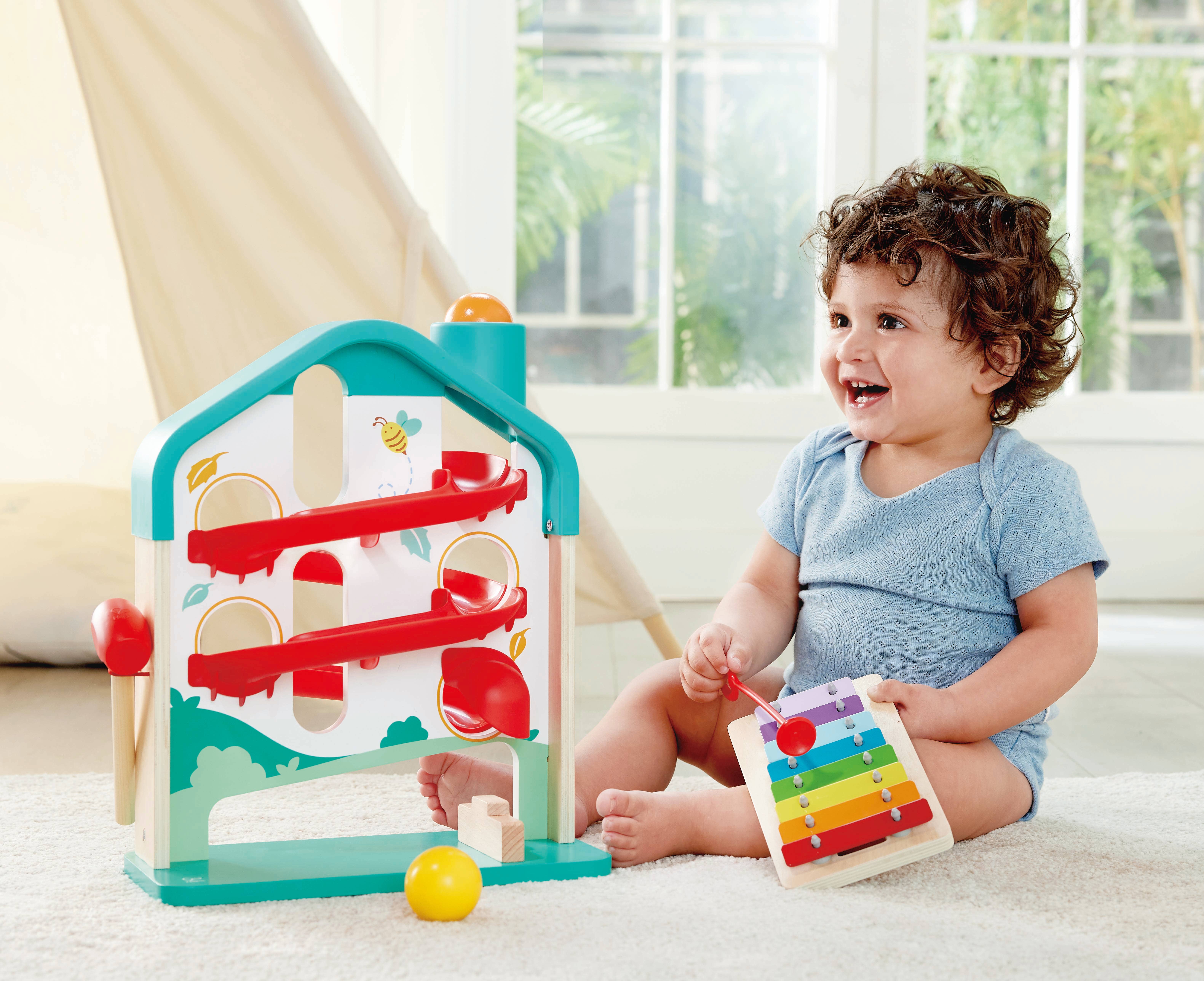 Hape Toys - Wholesale Wood Toy - Kids - Melody Mansion Ball Run1