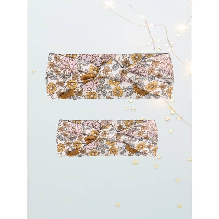 Diadema floral, diadema anudada, diadema con nudo para venta al por mayor de Remi Rae’s LLC