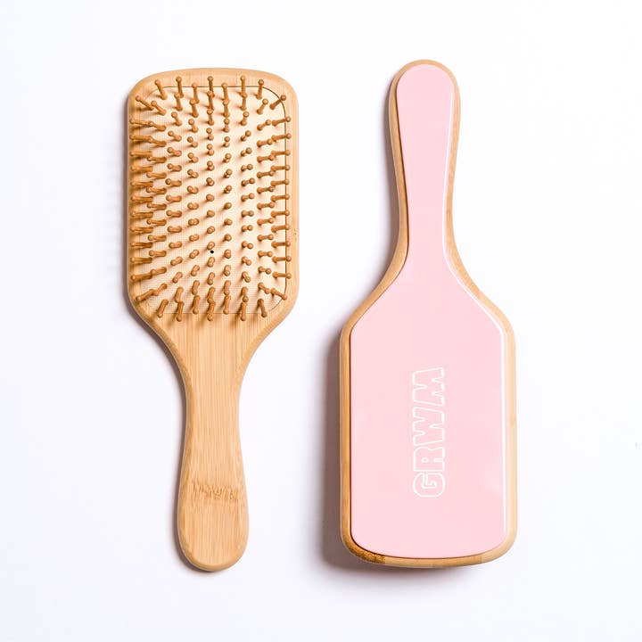 GRWM Pink Hair Brush for wholesale by GRWM
