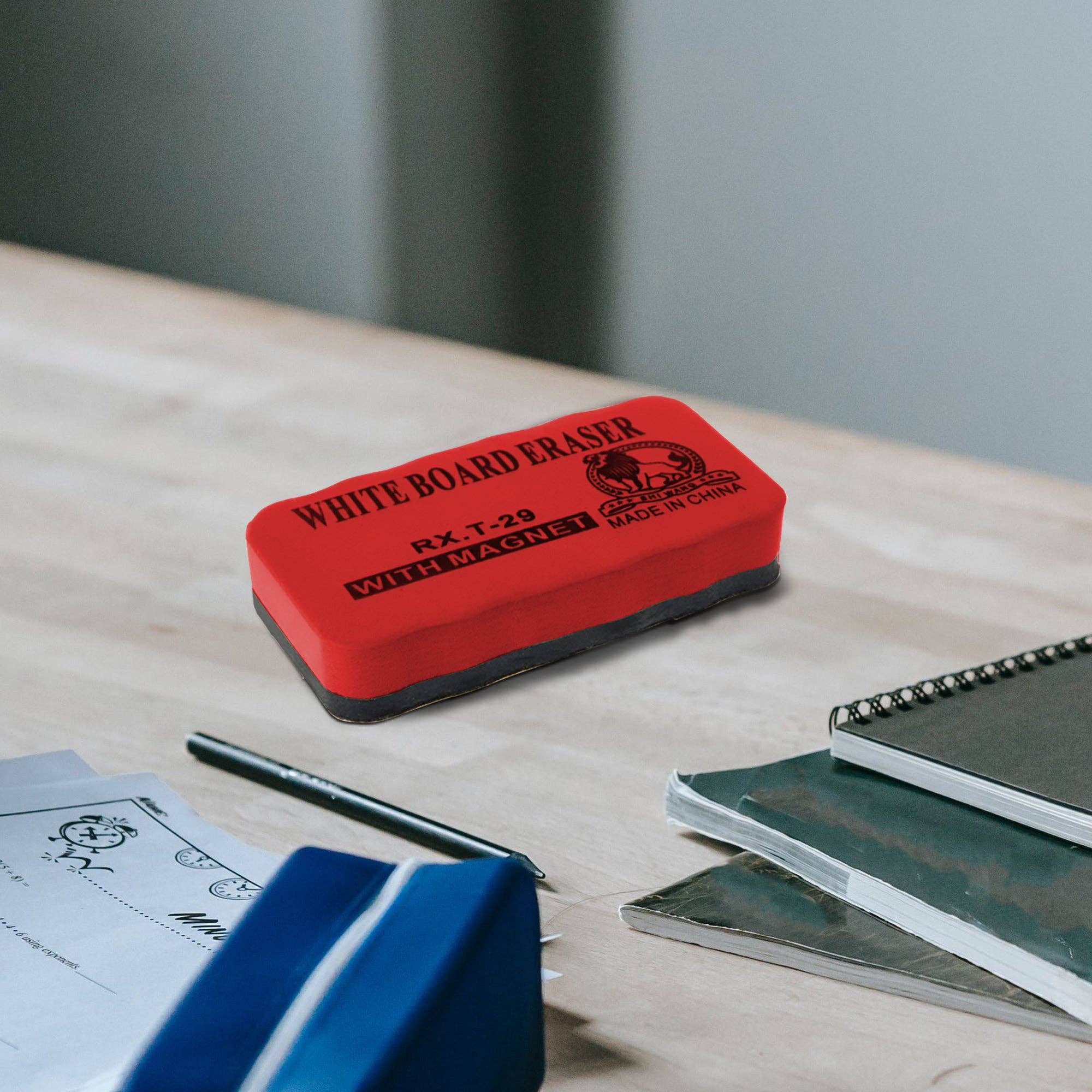 Ledsone - Vente Tableau blanc/tableau effaçable à sec - Effaceur à sec moderne pour tableau blanc avec tampon en feutre épais magnétique ~54910