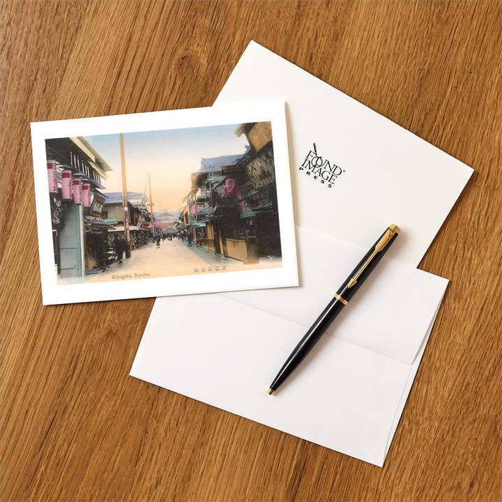Found Image Press - Wholesale Stationery/Notecard Set - Greeting Card JN-302 Kiyogoku, Kyoto1