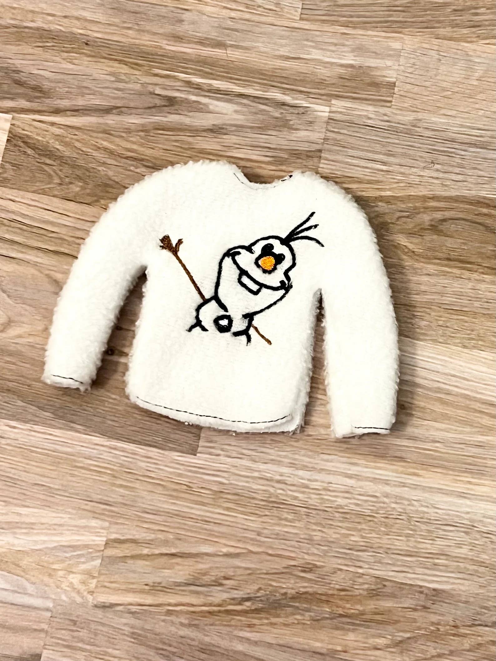 Lilies & Lark Boutique - Wholesale Doll Clothing - Kids - Friendly Snowman sweater for elf on the shelf