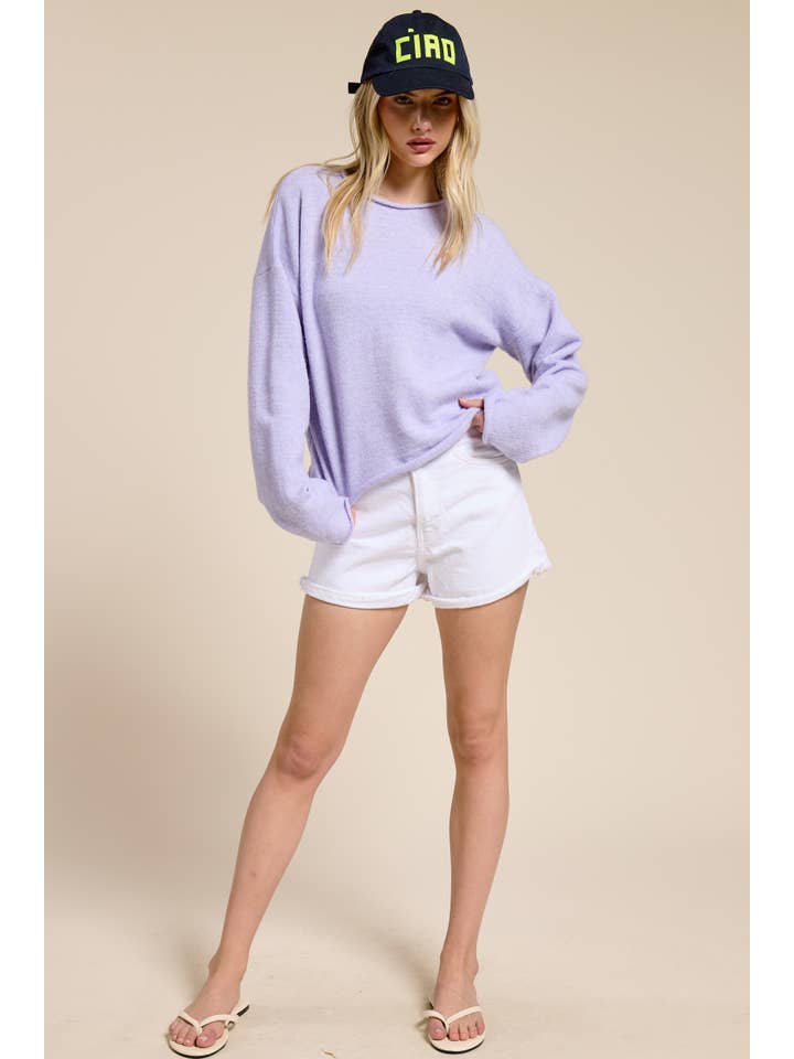 Mimosa - Wholesale Knit Sweater - Women's - Essential Pullover Sweater Top1