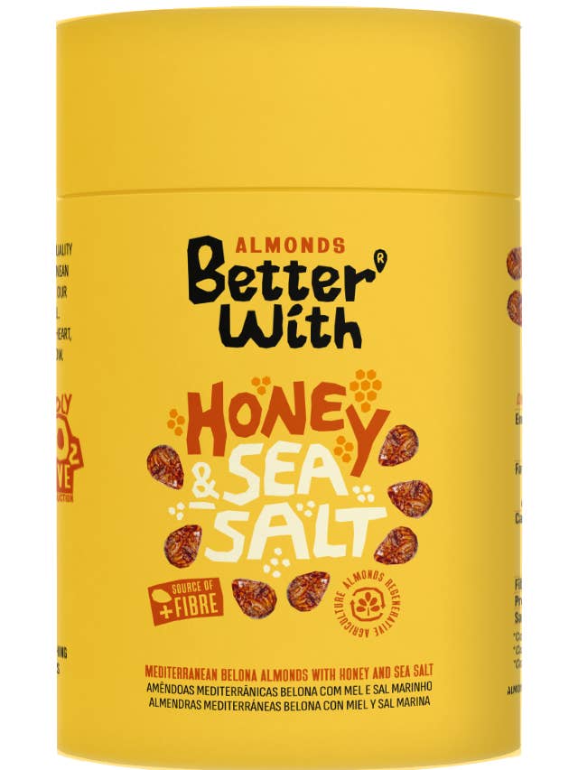 Tubes 140g - Almonds Better With Honey and Sea Salt for wholesale by Better With Almonds