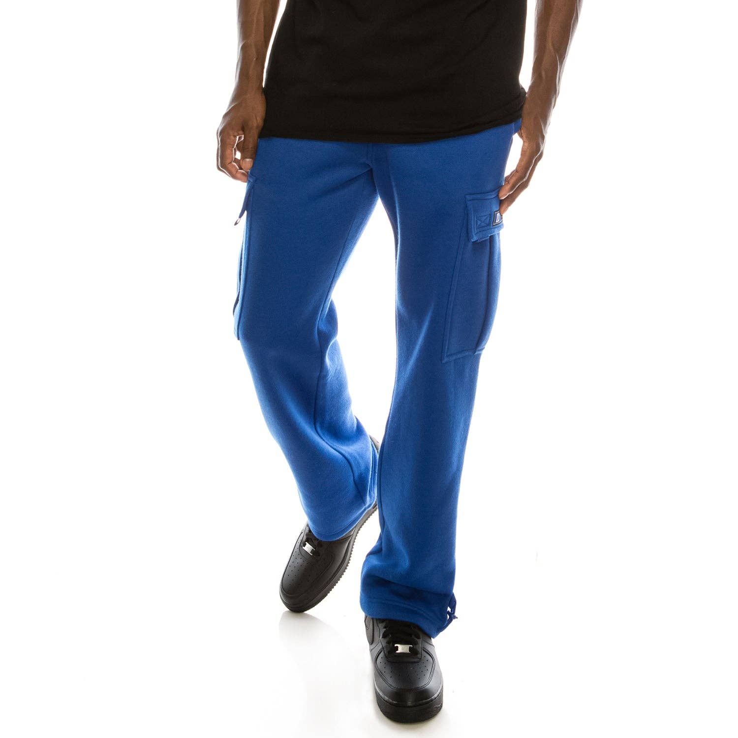 Victorious - Wholesale Pants - Men's - FL77 SOLID FLEECE HEAVYWEIGHT CARGO SWEATPANTS (OPEN PACK)33