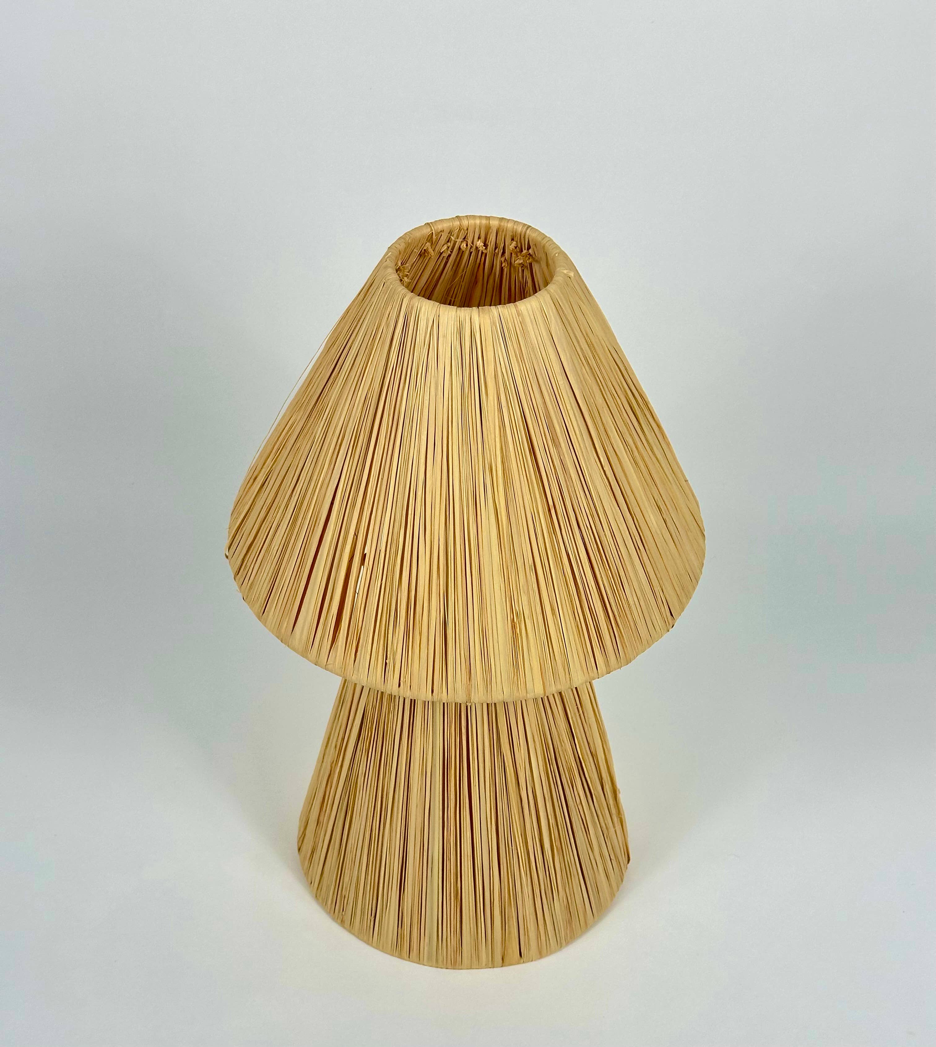 Mikwi – wholesale Lampshade – Natural raffia lamp, raffia lampshade, TABLE LAMPSHADES   1