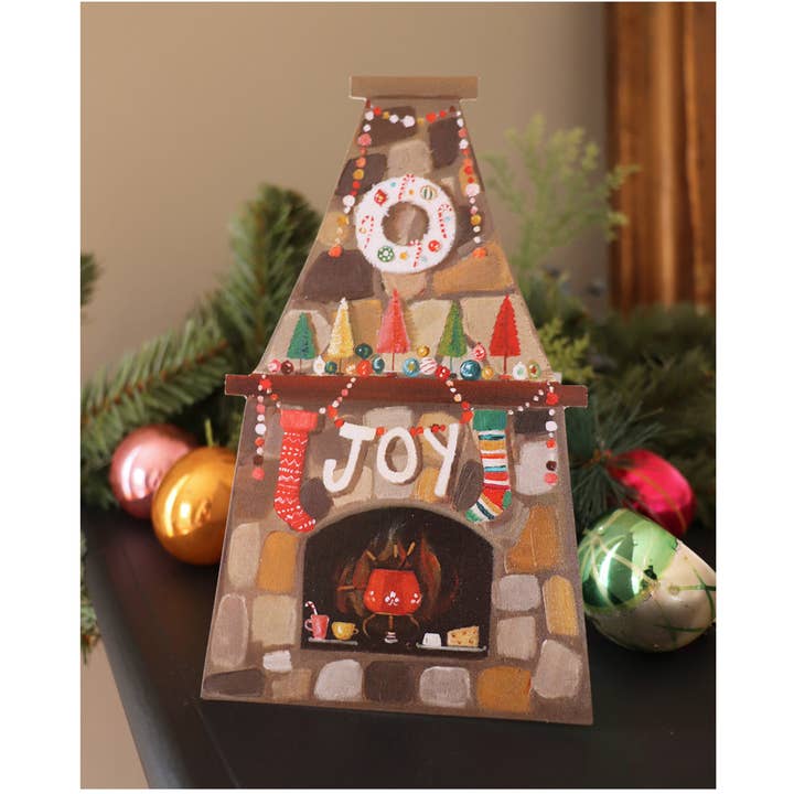 Christmas Fondue Card for wholesale by JANET HILL STUDIO