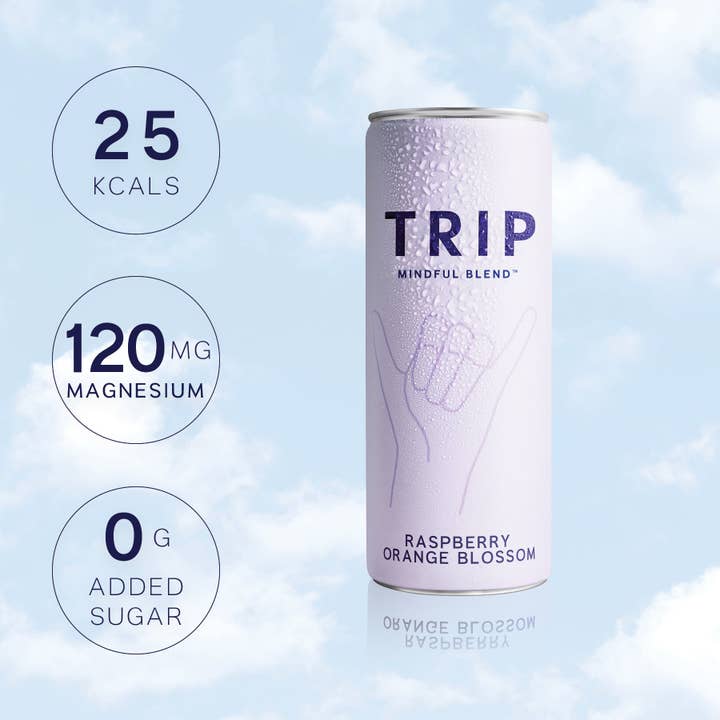 TRIP - Wholesale Non-Alcoholic Aperitif/Mocktail - Raspberry Orange Blossom Mindful Blend