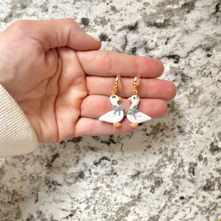 Terra Made - Wholesale Dangle Earrings - cottagecore duck earrings 1