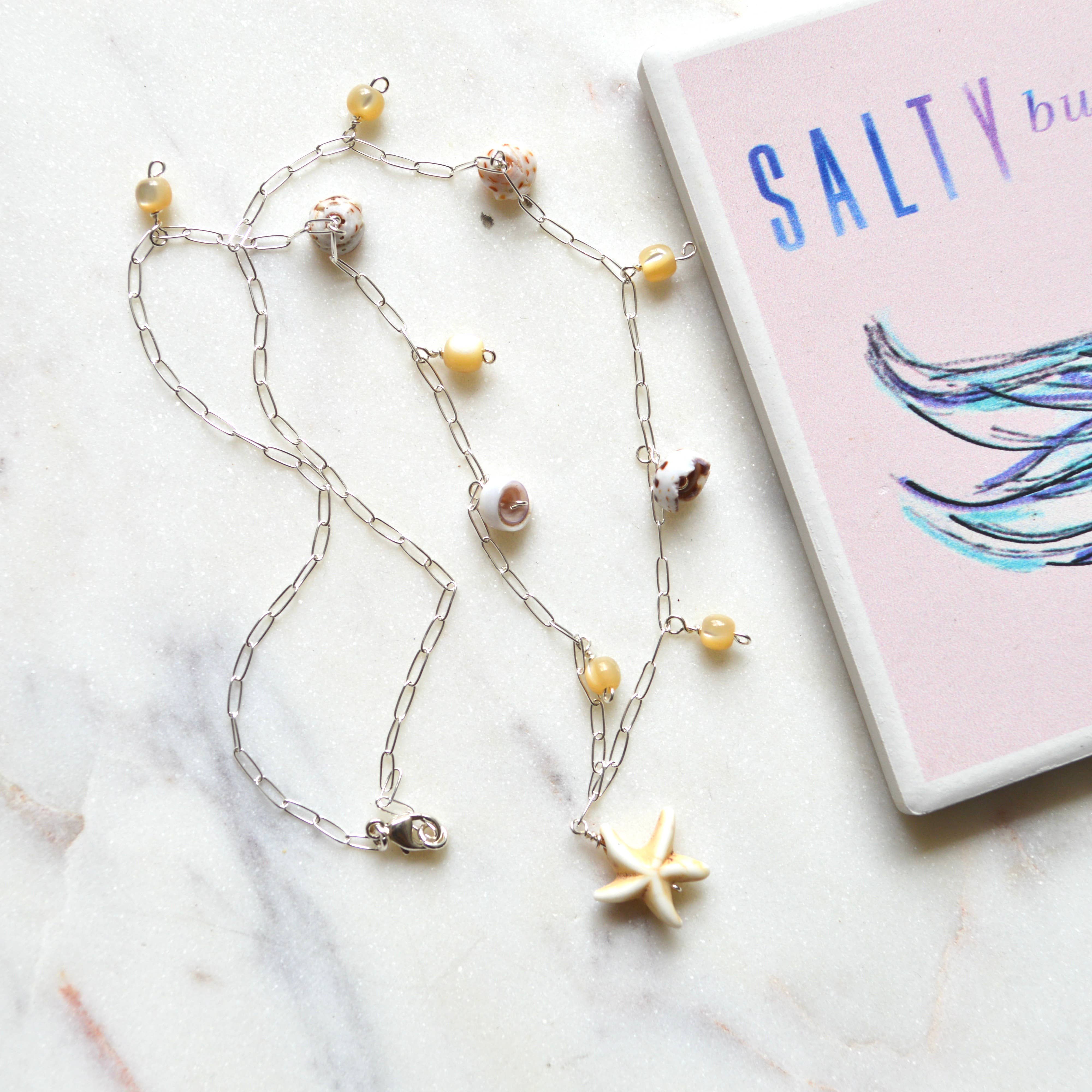 Salty But Sweet - Wholesale Pendant/Charm Necklace - Star Shell Necklace8