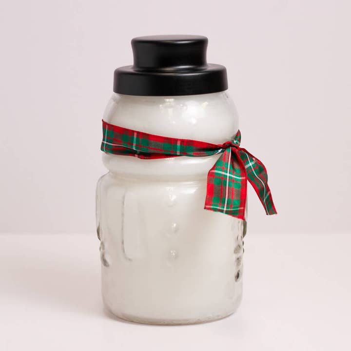 Vela Grande de Boneco de Neve (30 onças) — coroa de boas-vindas por atacado de Cheerful Candle