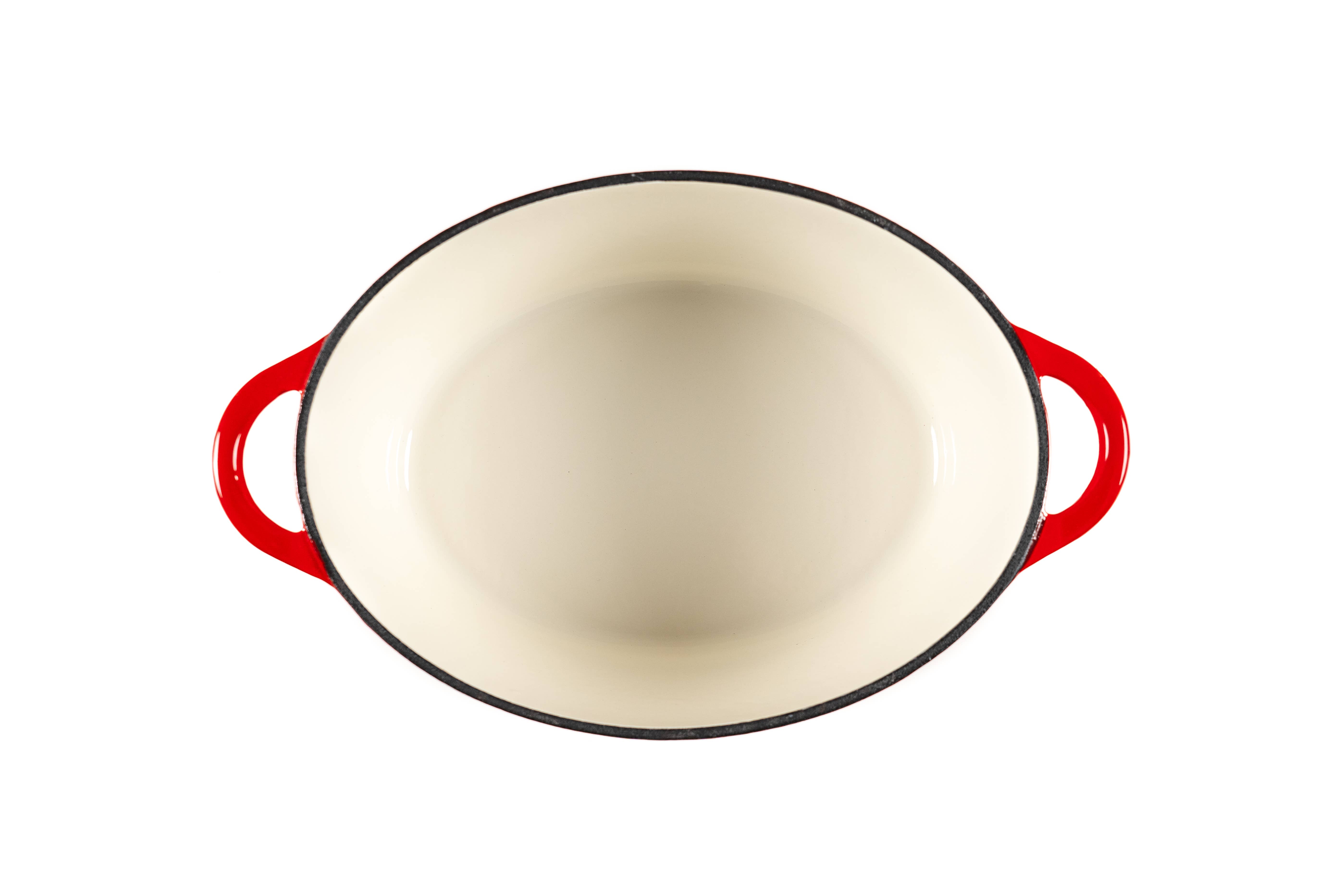 Lätt Home - Wholesale Cooking Pot - COCOTTE OVAL 33X11 CM 6 L RED2
