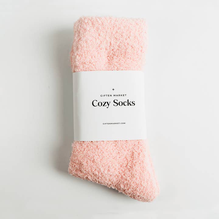 Giften Market - Wholesale Socks - Women's - Cozy Cloud Socks - Seashell Pink - Mother's Day Gift
