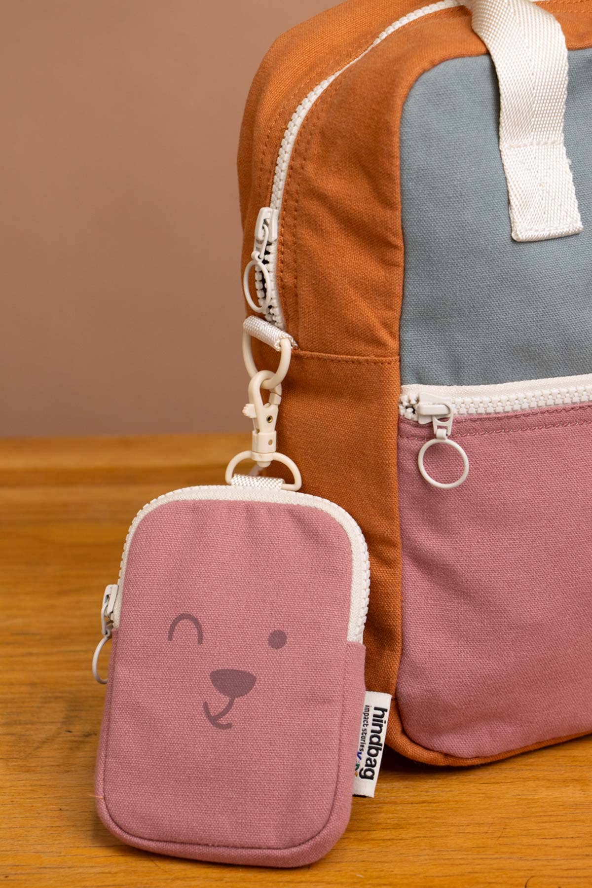 Hindbag - Vente Sac à dos – enfant - Sac à dos Arthur Tricolore Sauge4