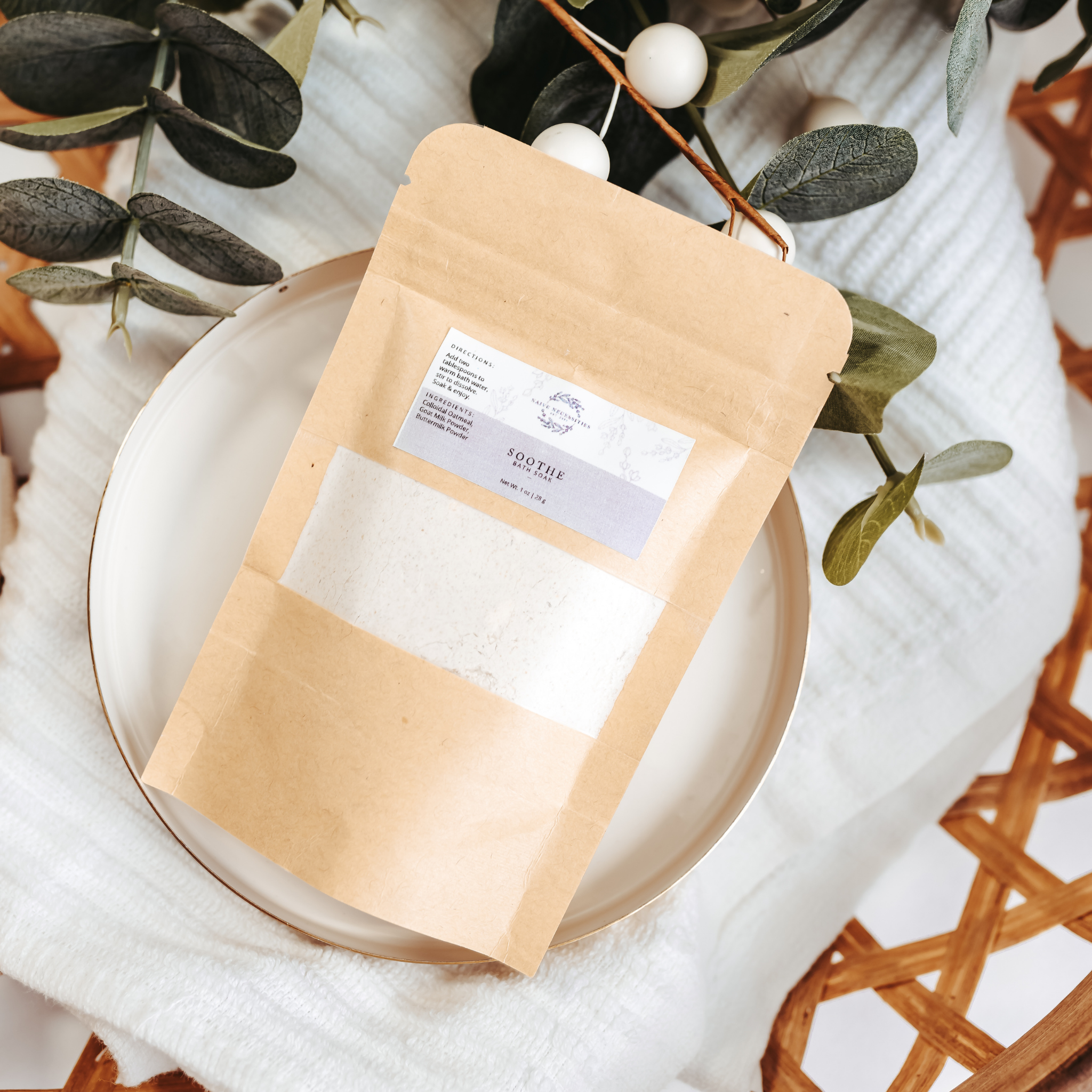 Naive Necessities - Vente Lait de bain - Trempage de bain au lait0