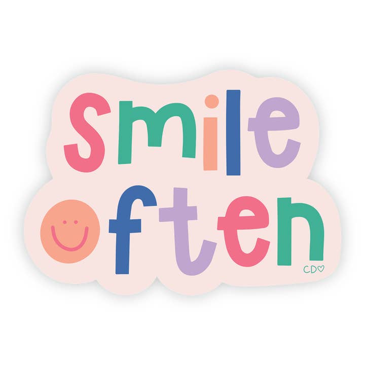 Pegatina de Sonríe a Menudo para venta al por mayor de Callie Danielle