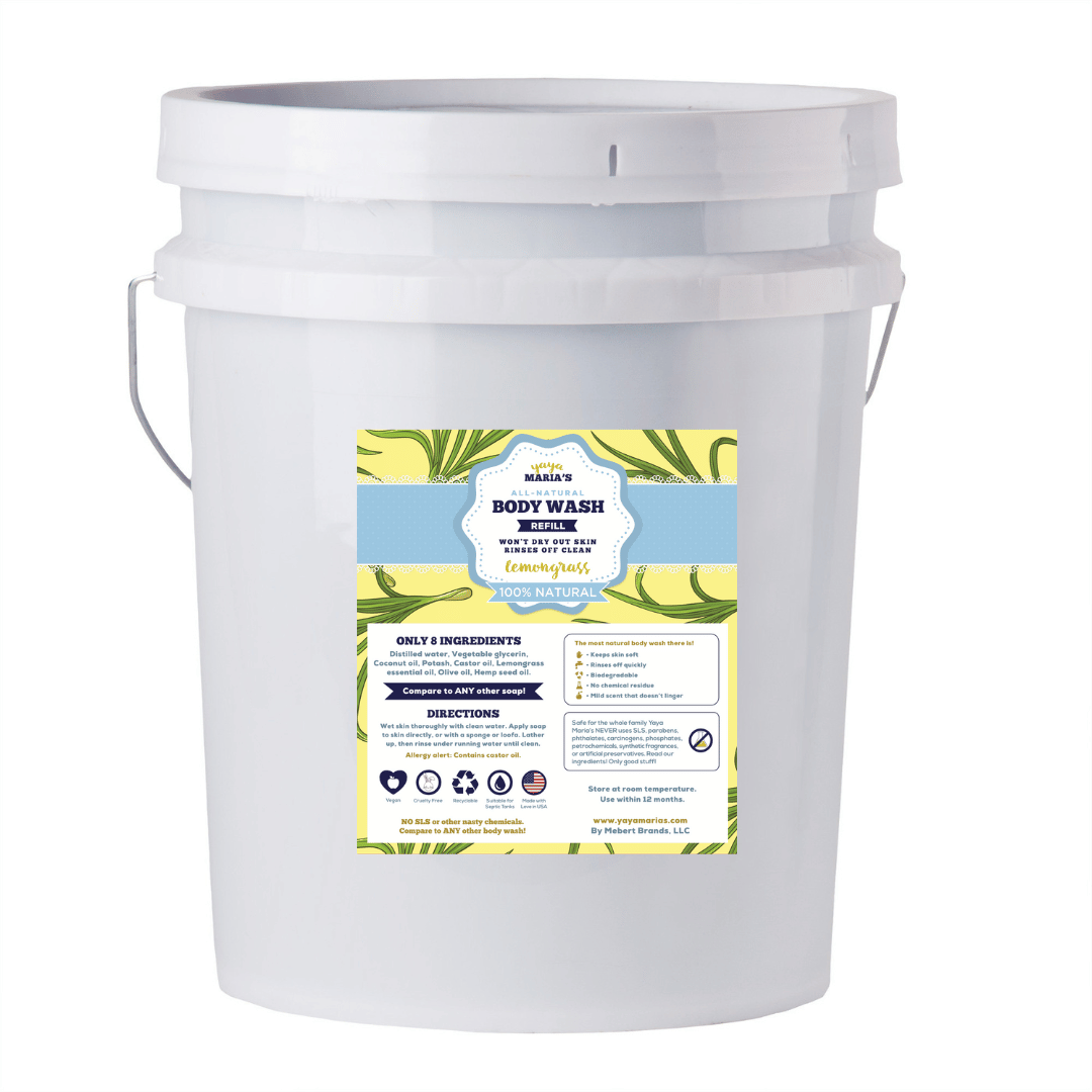 Yaya Maria's - Vente Lotions corporelles/Gels douches - Recharge en vrac de gel douche naturel 19 litres1