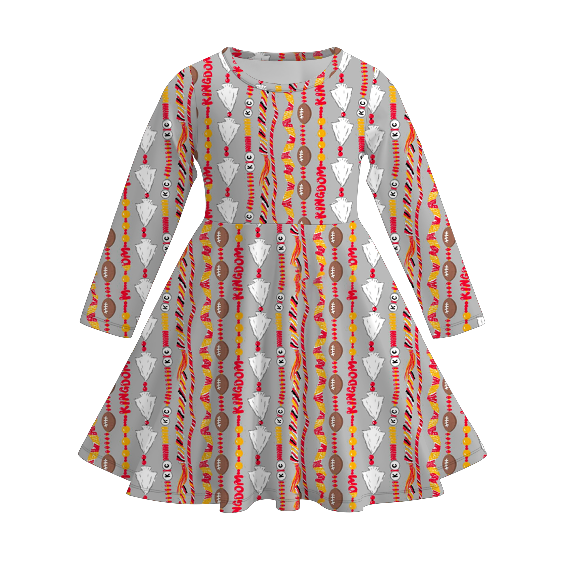 Little Trendy - Vente Robe – enfant - Robe tourbillon maillot de football pour filles2