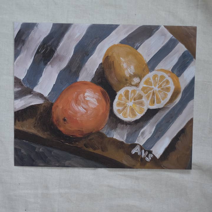 8x10 Fine Art Print | Vintage Artwork | Citrus Joy Series for wholesale by annalisa v. sawtell