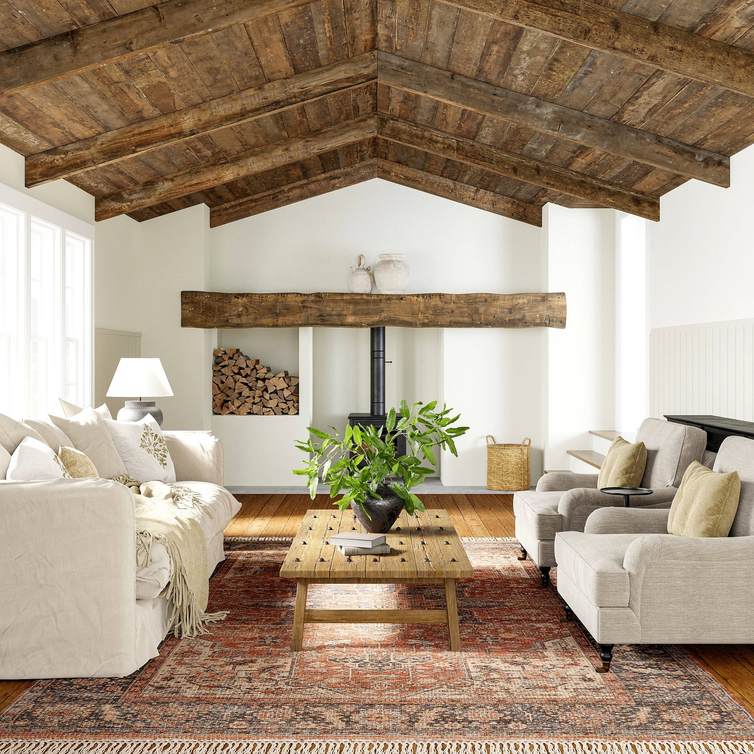 nuLOOM - Wholesale Area Rug - Lennox Persian Medallion Tassel Area Rug1