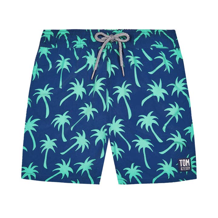 Navy & Spring Green Palms for wholesale by Tom Teddy UK