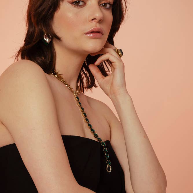 TOVA - Wholesale Y-Neck/Lariat Necklace - Cara Necklace4