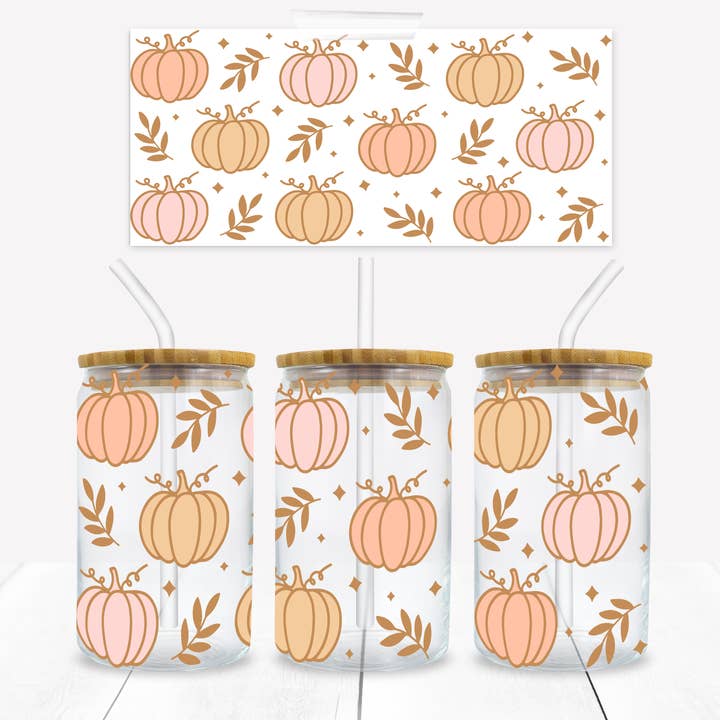 Enveloppe de sublimation Libbey Pumpkin Patch 16 oz pour la vente par Fun-R-We Creations & Co. Ltd.