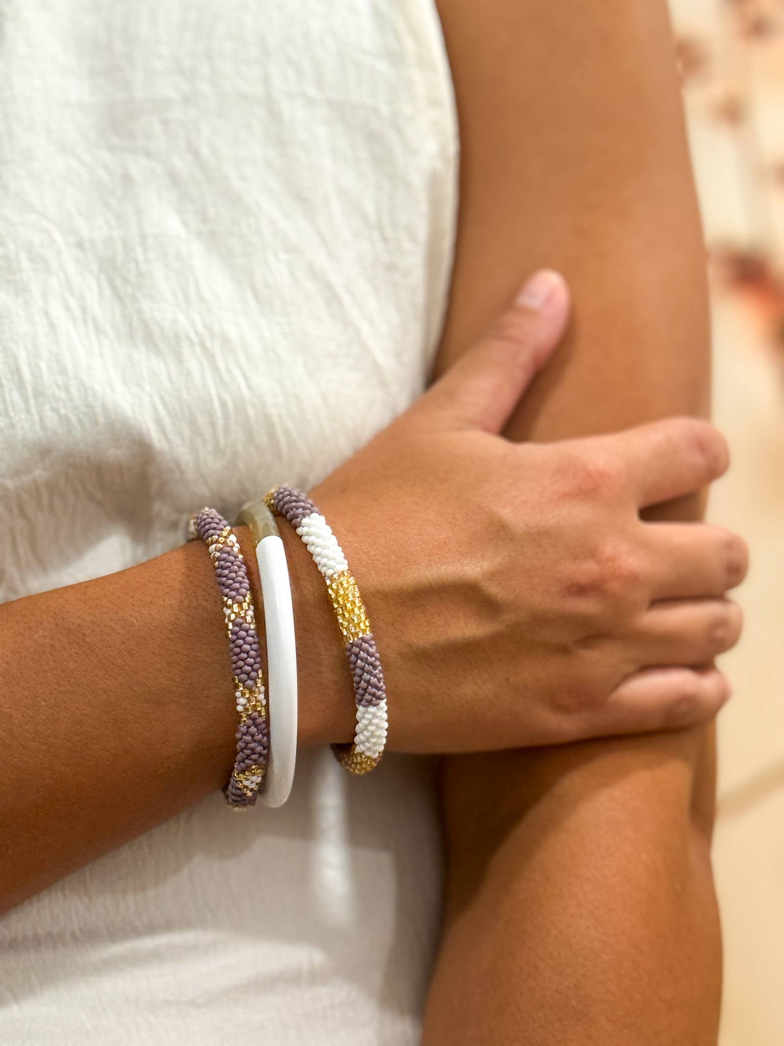 MAISON KIZO - Wholesale Beaded Bracelet - New A/W 2026 Collection Nepalese Bracelet B222