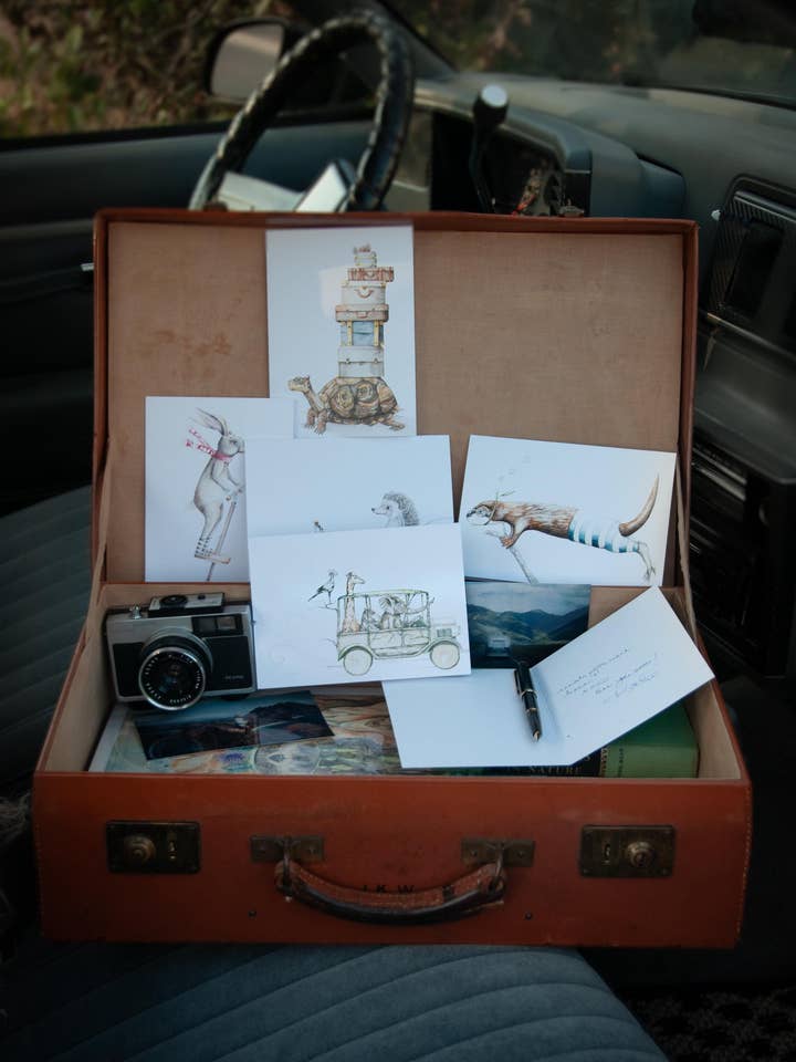 Pack de cartes de voyage pour la vente par Katie Crawford Art