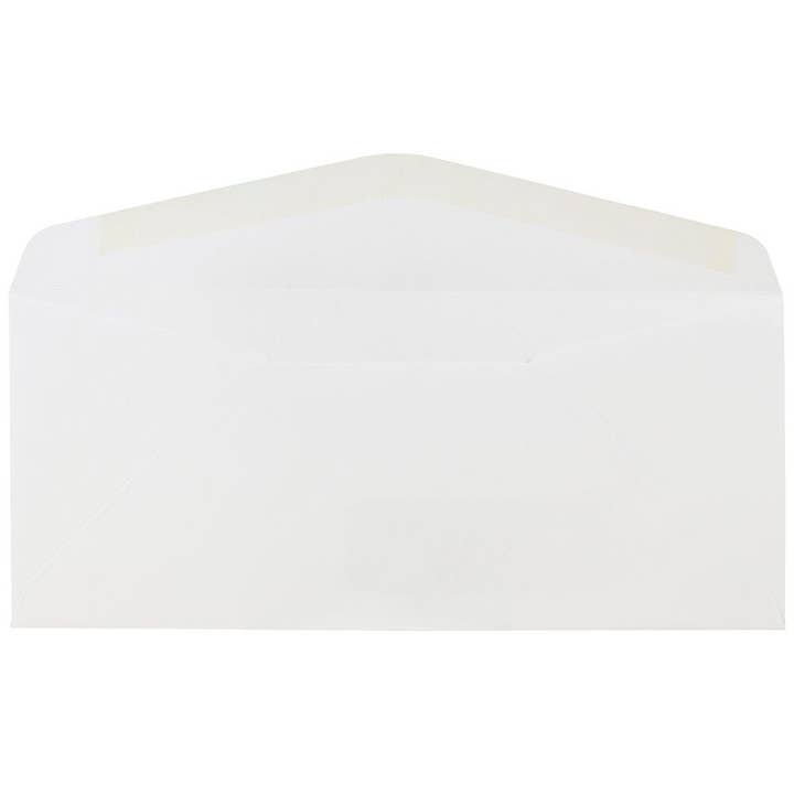 JAM PAPER - Wholesale Envelopes - #10 Commercial Window Envelopes, 4 1/8 x 9 1/2, 100/Pack1