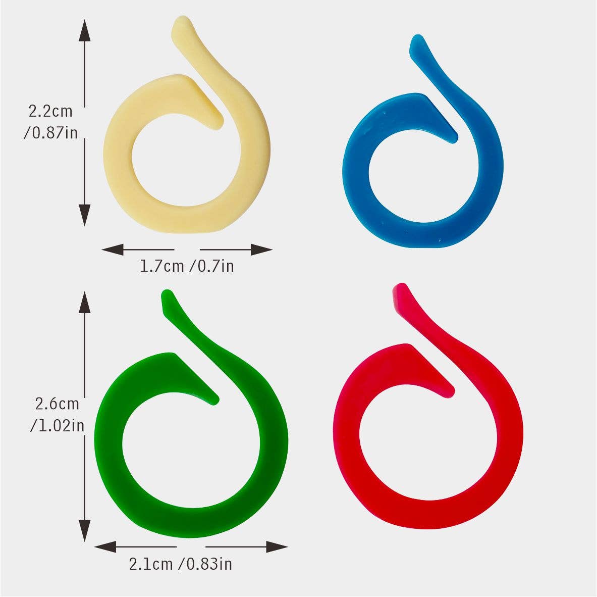 Max-Link Solutions Ltd – wholesale Knitting/Crochet Supplies – Darnn Row Counters & Stitch Markers Set2