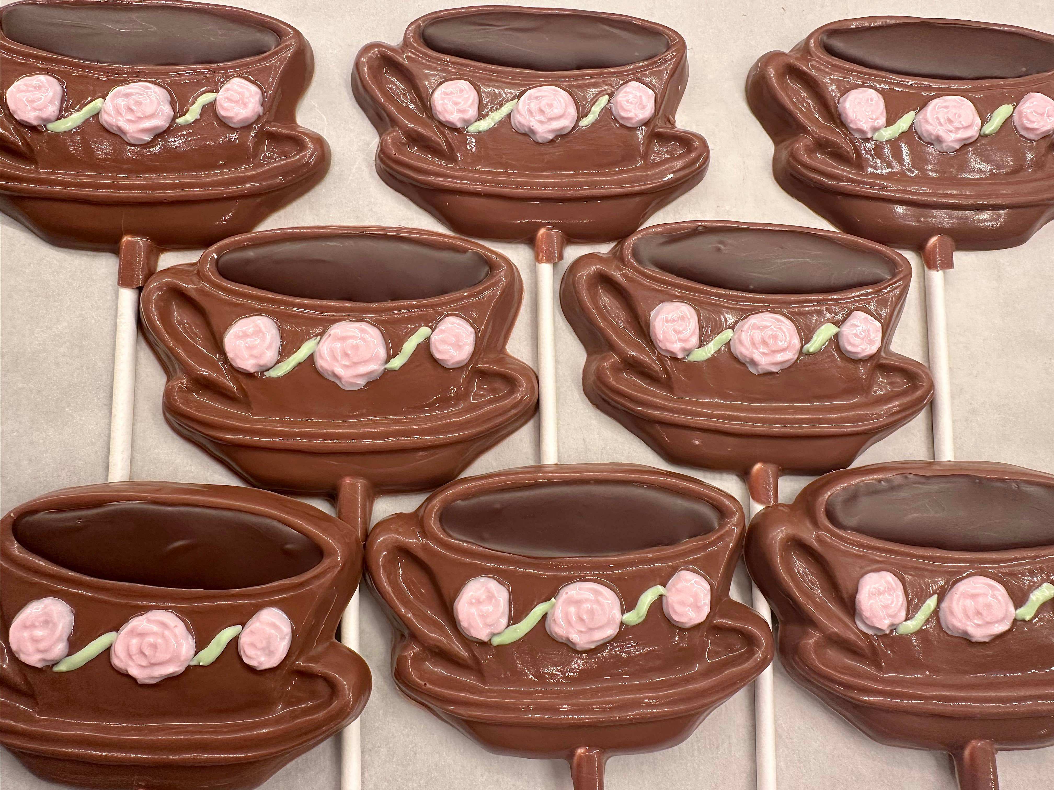 Delightful Chocolates - Wholesale Lollipop - Teacup Chocolate Lollipops3