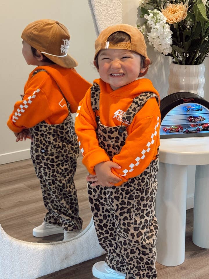Little Trouble - Wholesale Overalls - Kids - Leopard Print Overalls3