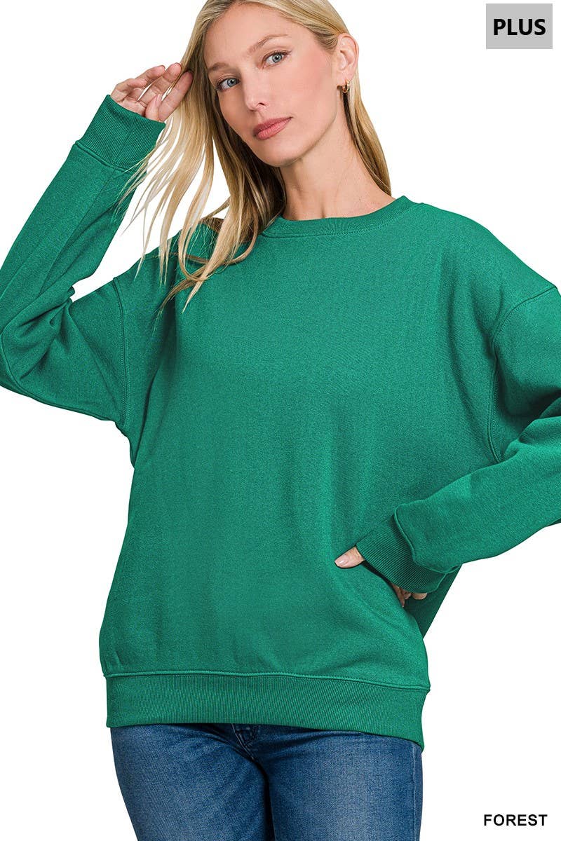 42POPS - Vendita all'ingrosso Felpa - Donna - Felpe girocollo in pile Plus18