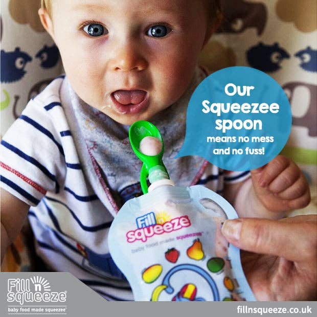 fill n squeeze – wholesale Feeding set – Baby – Baby Pouch Weaning spoons x 34