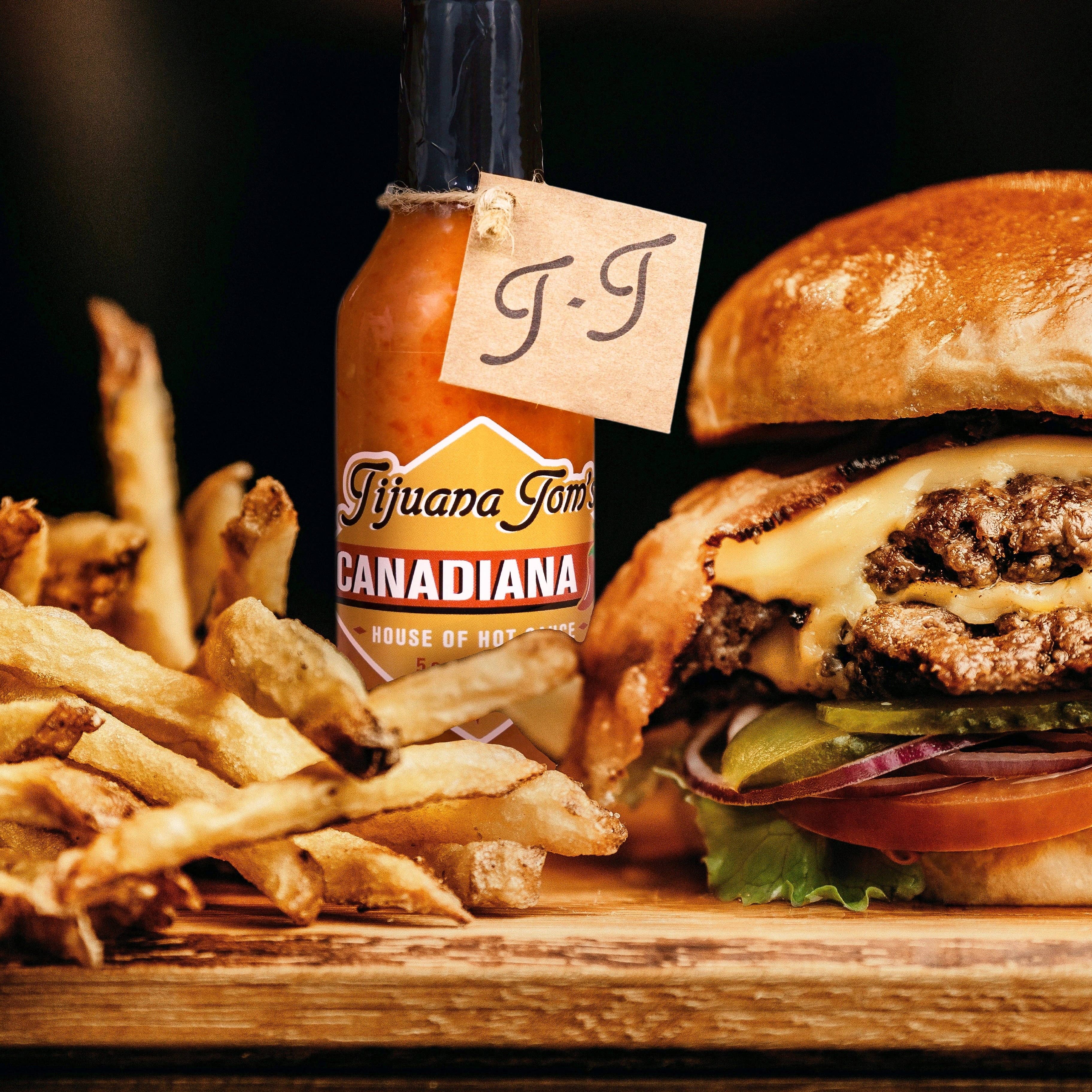 Tijuana Tom’s House of Hot Sauce - Vente Sauces piquantes - Signature "Canadiana" de Tijuana Tom2