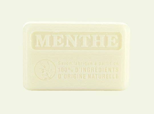 French Soap Wholesale - Vendita all'ingrosso Saponette - Sapone francese naturale 125g - menta piperita0
