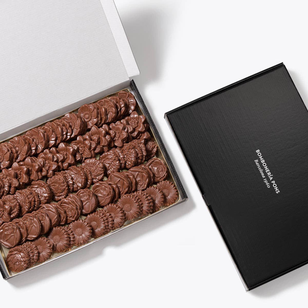 Bomboneria Pons - Wholesale Chocolate - Flores Leche - Bulk 820g1