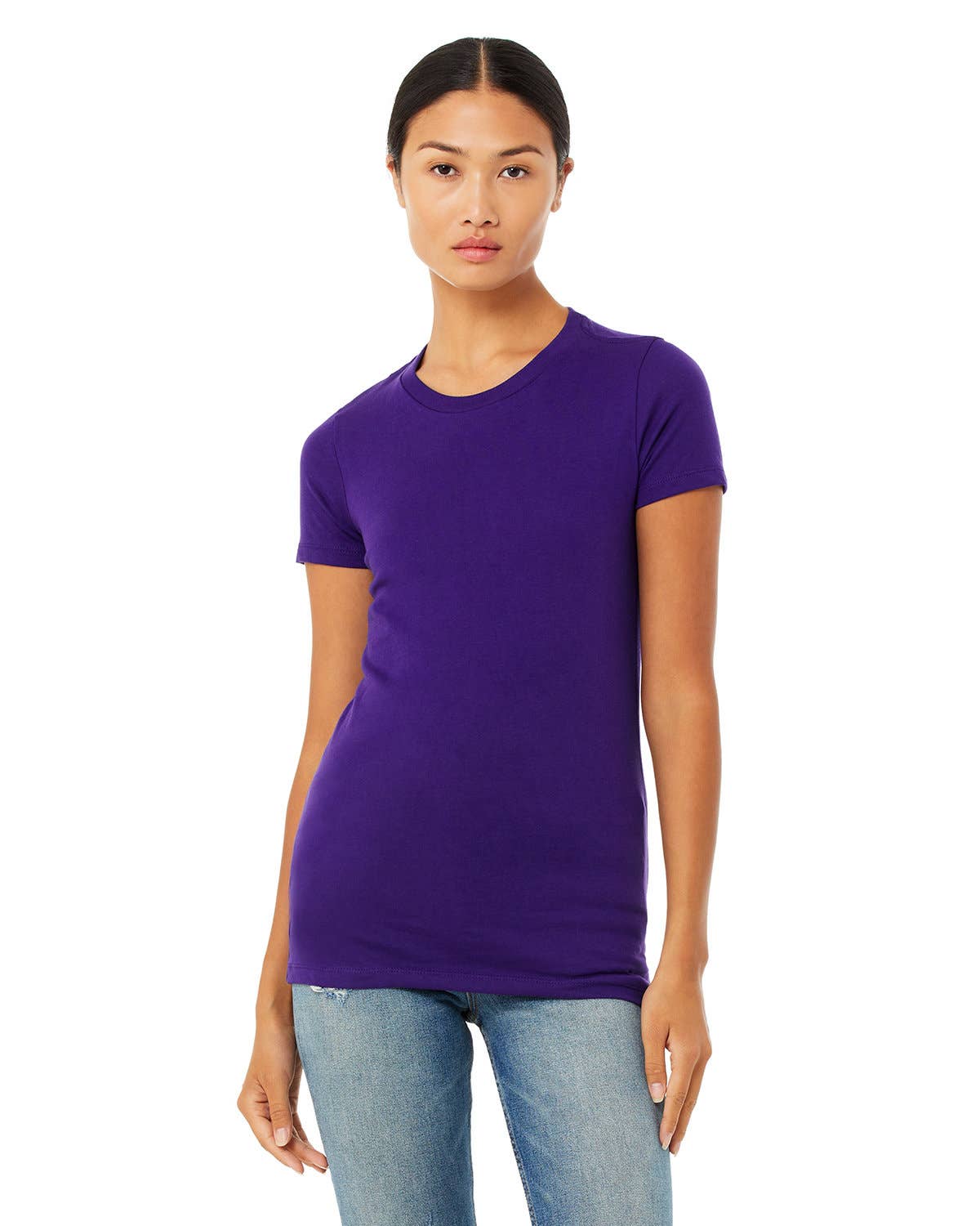 Total Apparel - Wholesale T-Shirt - Women's - Bella + Canvas 6004 - Ladies' Slim Fit T-Shirt5