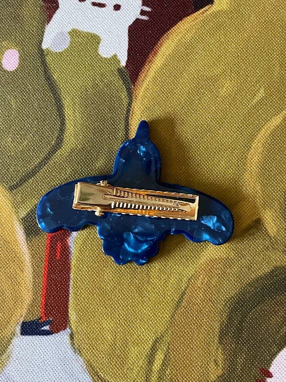 Paper Rat Illustrations - Wholesale Hair Clip - Women's - Raven Hair Clip Barrette2