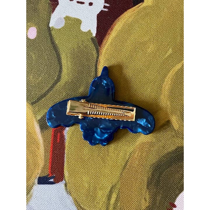 Paper Rat Illustrations - Wholesale Hair Clip - Women's - Raven Hair Clip Barrette2