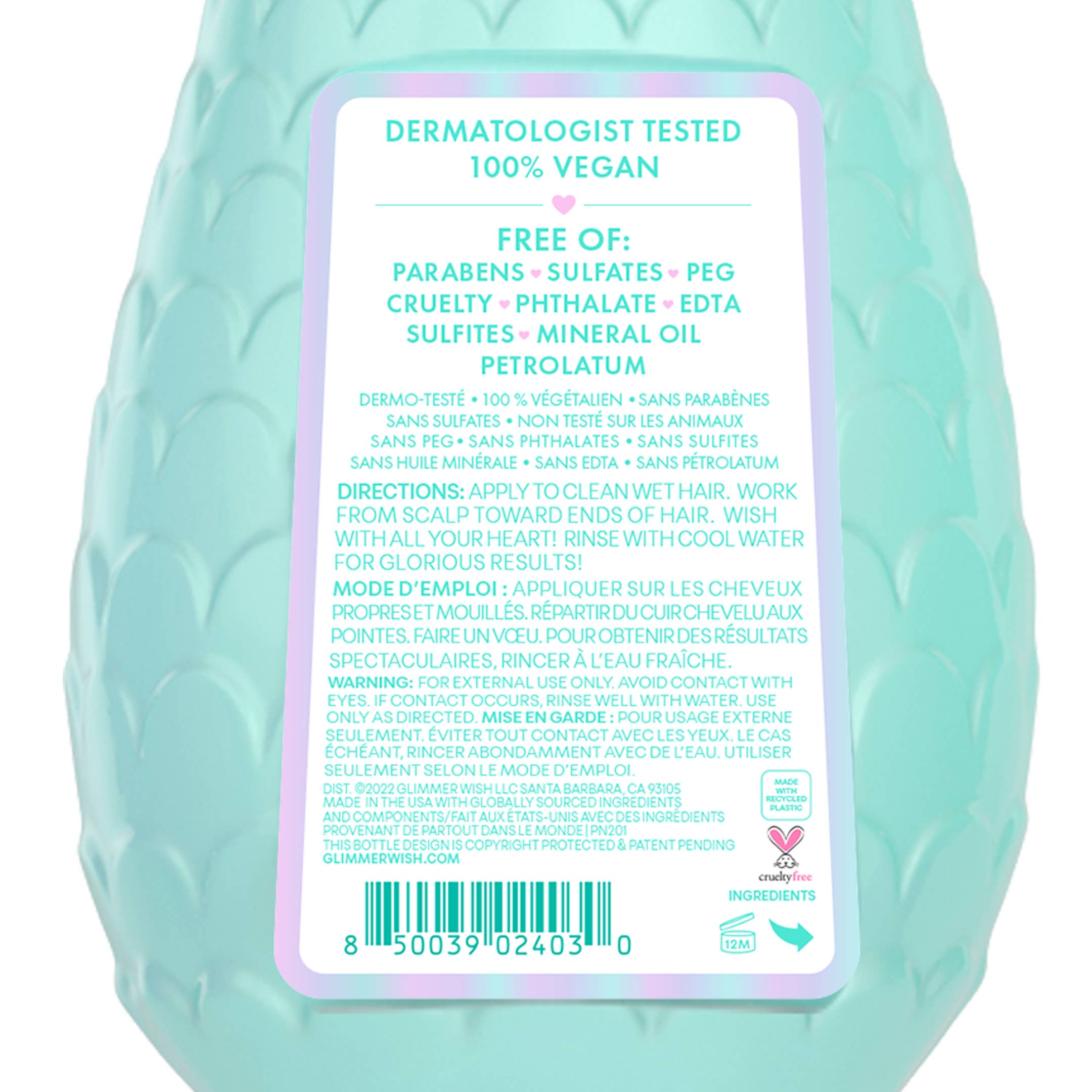Glimmer Wish - Wholesale Hair Conditioner - Baby - Mermaid Kids Conditioner | Paraben & Sulfate Free1