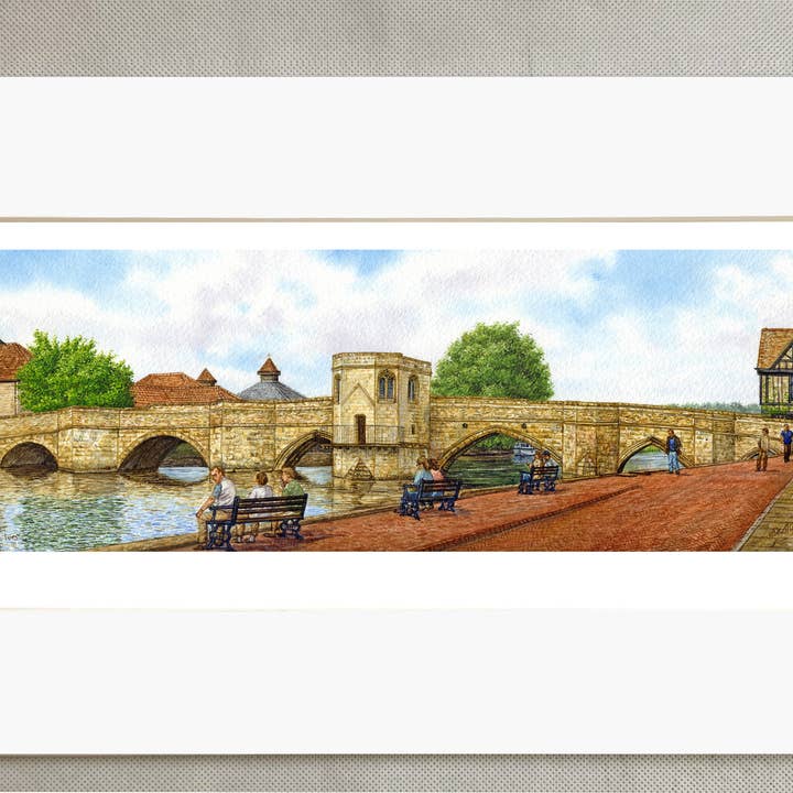 River Bridge St.Ives, print for wholesale by Robinson Collection