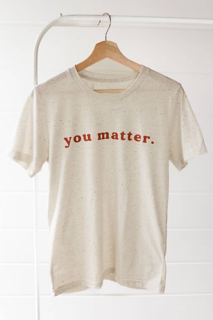 Crowned Free - Wholesale Screen Printed T-Shirt - Women's - You Matter Tee3