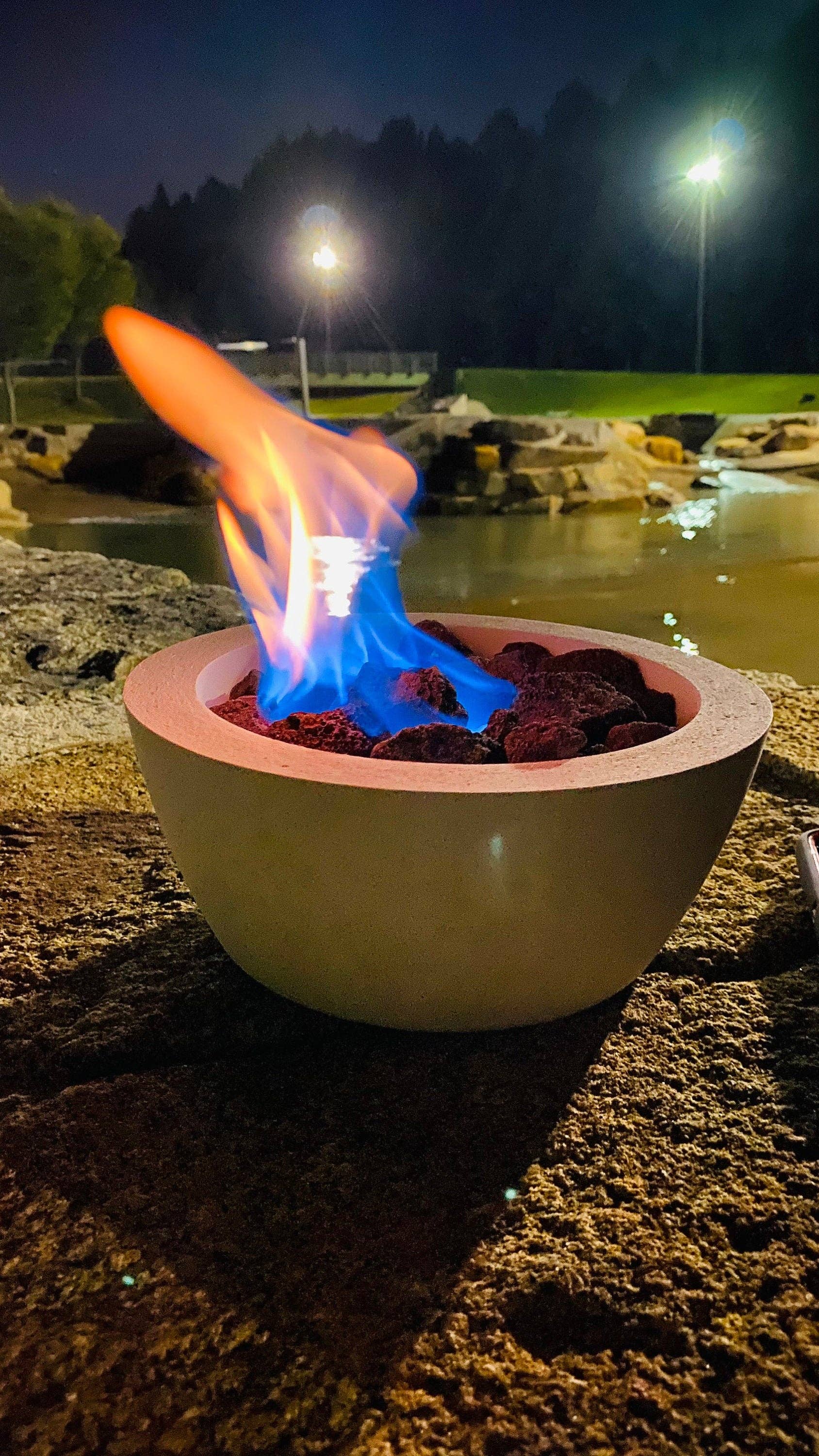 Fancy Concrete – wholesale Fire pit – Tabletop Fire Pit8
