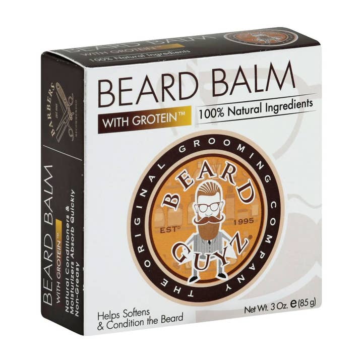 KT Supply - Vente Produit structurant pour la barbe - Baume à barbe Beard Guyz, 25 poils épais, 3 oz.