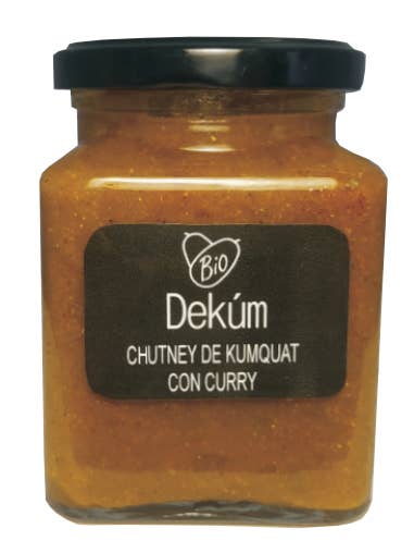 Chutney Bio aus Kumquat mit Curry für den Großhandel von DEKÚM